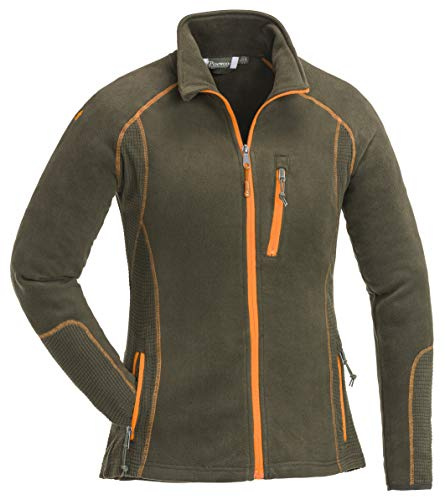 Pinewood Damen Micco Fleece Jacke, Dark Oliv, M Micco Damen Fleece Jacke