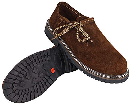 Speed4allkinds Trachtenschuhe Haferlschuhe Herren Trachten Schuhe Größe 40 bis 48 Haferl LESCB (44)