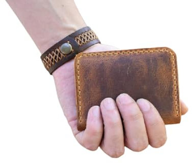 The Tannery Top Grain Leder Geldbörse für Männer = Leder Kreditkartenetui Brieftasche für Herren, Kartenetui Brieftasche für Männer…, Vintage