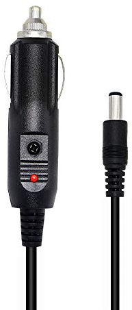PNGKNYOCN - Caricabatteria da auto da 0,5 m, 12 V DC, cavo da 18 AWG, 5,5 mm x 2,1 mm per accendisigari da auto, cavo accendisigari per fotocamera, CCTV, frigorifero