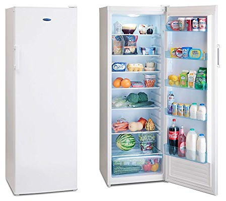 Iceking RL340WE 340L White 170x60cm Tall Larder Freestandng Fridge