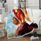 Kinder Decke Kuscheldecke Print Fleece Decke für Betten Dicke Steppdecke Tagesdecke Sherpa Decke Office Nap Decke (03,100x150cm)