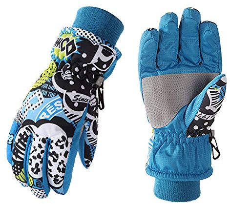 Laonajkd Winterhandschuhe für Kinder Jungen Mädchen Winddichte Skihandschuhe für 3-7 Jahre Warme Handschuhe Winterhandschuhe Kinderhandschuhe Skifahren Wandern Radfahren Winter