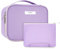 Narwey Kosmetiktasche Damen, Kulturtasche Damen, Groß Make up Tasche Reise Schminktasche Mädchen, Kosmetik Tasche, Makeup Bag Cosmetic Bag (Violett (Aktualisierung))