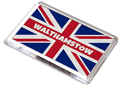 FRIDGE MAGNET - Walthamstow - Union Jack Flag
