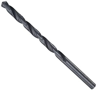 CoCud Twist Drill Bits, 10mm Drilling Diameter, Black Oxide High Speed Steel Extra Long Straight Shank - (Applications: for Stainless Steel Alloy Metal), 1-Piece