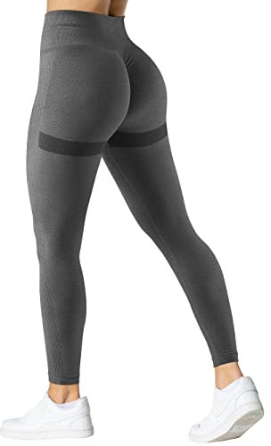 TAYOEA Damen Sport Leggings Scrunch Butt Leggings Nahtlos Push up Leggings Blickdicht Yogahose Hohe Taille Fitnesshose Übung Fitness Joggen