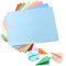 A5 Farbiges Papier 200 Blatt Bastelpapier Farbiges Papier Pack Sortiertes Pastellpapier für handgemachtes Origami, Kinder, Erwachsene, Anfänger, Kunst und Handwerk Bunte Projekte