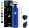 KollyKolla Botella Termica 750ml, Botella de Agua con Pajita y Filtro, Botella Agua Acero Inoxidable, Sin BPA, Cantimplora Termica, Reutilizable, Termo Deporte, Oficina, Gimnasio, Colegio, Ciclismo