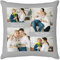 Easycosy personalisierte Fotokissen Bezug selbst gestalten, Doppelseitiger FotoKissen-Bezug mit Fotos & Text selbst gestalten - Foto Geschenke für Frauen Mama zum Geburtstag (66 * 66cm)-Kein Füllung