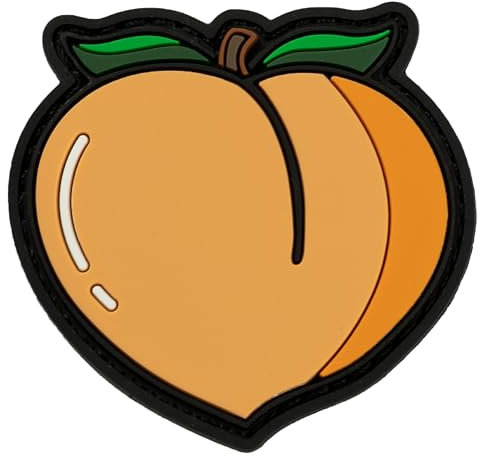 Patches Klett - PVC Patch für taktische Rucksäcke und Westen Cross Training und Fitnessstudio - Aufnäher mit Klettverschluss - Militär Patch Klett - Pfirsich geprägter Klettaufnäher Zubehör