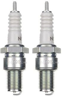 Zündkerzen Set B9ES 2 Stück – passend für Piaggio NRG/Hexagon/Quartz, Derbi Atlantis/Senda, BMW R 69 S, Cagiva Freccia