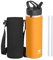 AORIN Trinkflasche Edelstahl, 750ml Auslaufsichere Wasserflasche mit Strohhalm, BPA-Frei Trinkflasche Kinder, Vakuumisolierte Thermoskanne für Sport, Schule, Fitness, Outdoor