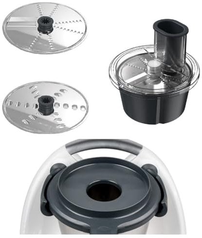 domiyomi Thermomixer Tagliaverdure Blender Accessori Pelapatate per Bimby T M5 T M6 Acciaio Inox Multifunzionale A+B Cutter