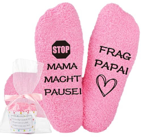Jeasona Muttertagsgeschenk Socken Geschenke für Mama Geburtstag Weihnachtsgeschenke von Tochter/Sohn Geburtstagsgeschenk Geschenkideen für die Mutter Beste