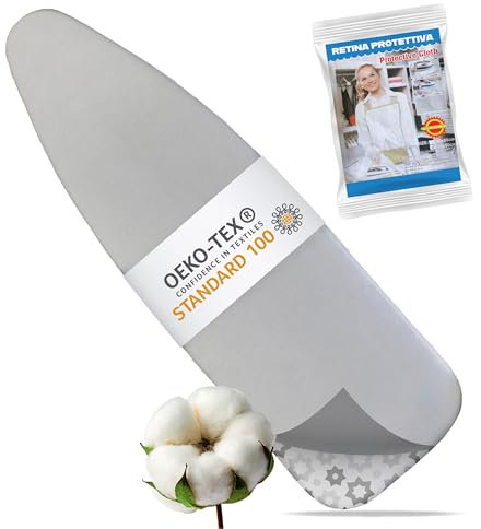 HomeSerenity Copri ASSE da Stiro Universale - Copertura ASSE da Stiro con Imbottitura in Spugna