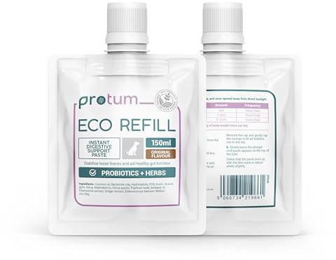 Zanipro Probiotika Hund Nachfüllbeutel – Paste mit Präbiotika, 150 ml | Für Magen & Darm, schnelle Unterstützung für Verdauung und Darmflora, bei weichem Kot und Durchfall Hund, Anis