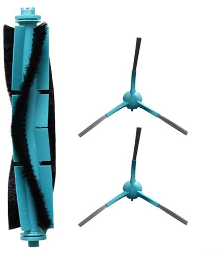 Ersatz Hauptrollenbürste und Seitenbürsten Set, Roboter Staubsauger Teile Zubehör für MEDION SW+ X42 SW+ X41 SW X41 MD 11916 MD 14841 MD 12034