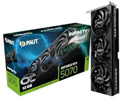 Palit GeForce RTX 5070 Infinity 3 OC (12GB GDDR7/PCI Express 5.0/2542MHz/28000MHz)