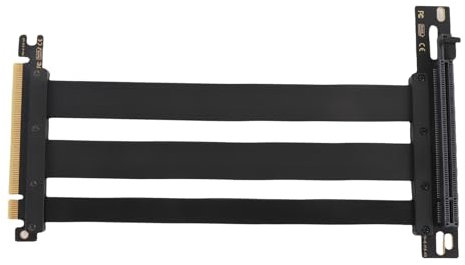PCI E 4.0 X16 Hochgeschwindigkeit Flexible Extender -Karte, PCI Express 4.0 X16 GPU -Steigerkabel mit Kabelschutz für RTX 4090 TI 8900 XT Gaming AI -Anwendungen (50cm)
