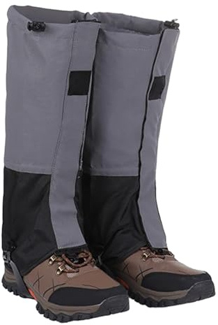 Nudorpn Beinschoner Wasserdicht,Verstellbare Stulpen Für Herren - Schutz für Outdoor Winter Landschaft Berglauf Schneeschuhwandern Lauf Ski Stiefel