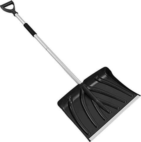 Zerodis Pala de Nieve Desmontable de Aleación de Aluminio, Empujador de Nieve Portátil para Exteriores, para Invierno, Pala y para Quitar Hielo y