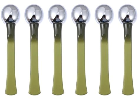 MAGICLULU Augencreme Riegel 6 Stück zur Reduzierung von Augenringen aus Metall zur Augenmassage Kompakter Tragbarer Augenmassagegerät Stab und Hautpflege im Alltag