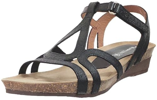 Xapatan, marieta-8141, Femme Nu-pied noir serpent - 40 EU