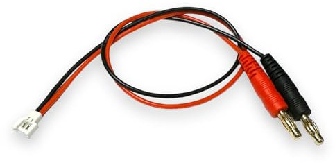 VUNIVERSUM Lipo Akku Ladekabel mit 2PIN 2.0 kompatibel zu Walkera Molex Stecker auf 4mm Bananenstecker Goldstecker 30cm 20AWG Silikon Kabel Modellbau
