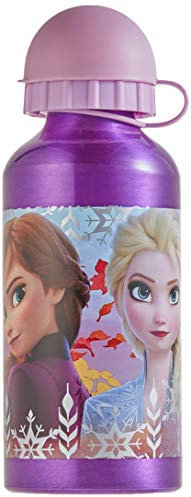 Stor Frozen 2 Bouteille en aluminium 400 ml Violet Noir 35034 Taille unique