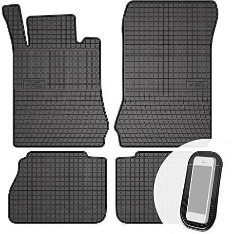 moto-MOLTICO Gummimatten Auto, 4-teiliges Set, Allwetter Gummi Fußmatten, Antirutsch & Wasserfest Autoteppiche - passend für Mercedes E Klasse W210 S210 1995-2003