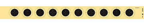 OpTacs - Luftgewehr Zielscheibe Scheibenstreifen mit 10 Scheibenbildern 57 x 5,2 cm fortlaufend nummeriert - 250er Pack