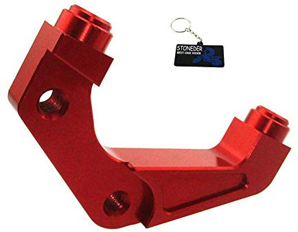 STONEDER Bremssattel-Adapter für Yamaha Aerox Nitro BWS 100 Jog 50 rr, Rot, 82 mm