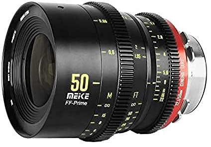Meike Prime 50mm T2.1 Vollformat Cinema-Objektiv, für hohe Auflösungen bis 6K/8K, für L-Mount, D192251, Unbekannt