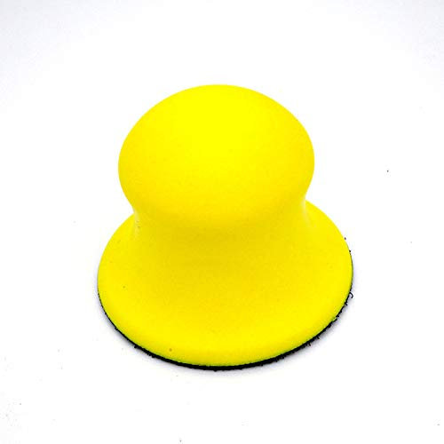 Disco per Lucidatura Manuale da 3 75 mm, Rotondo Blocco Levigatura Manuale per lucidatura Tampone per Molatura Manuale Disco Abrasivo in Schiuma Auto Prodotti per la Pulizia di Bellezza per Auto