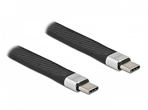 Delock USB 2.0 FPC Flachbandkabel USB Type-C™ zu USB Type-C™ 13 cm