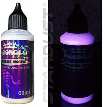 Stardust MOONGLO BLACKLIGHT INVISIBLE UV Peinture pour Brush - VIOLET 60ml