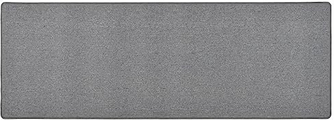 vidaXL Alfombra de Pasillo Entrada Vestíbulo Galería Estera Salón Dormitorio Cocina Oficina Suelo Lavable Antideslizante Gris Oscuro 80x250 cm