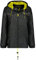 Geographical Norway Boat Lady - Veste Coupe Vent Femme Outdoor - Blouson Imperméable Manches Longues Femmes - Manteau Tactique Résistant Pluie (Noir L Taille 3)