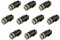 LED-Mafia 10x BA7s - 6V - weiß blau rot grün gelb - warmweiß kaltweiß 5050 SMD für Glühbirne Instrumentenbeleuchtung Spielzeug (kaltweiß)