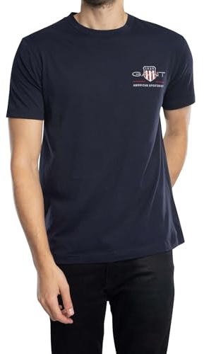 GANT Herren Reg Archive Shield Emb Ss T-Shirt (1er Pack)