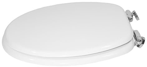 em Originale Sedile WC Bianco Universale Igienico Chiusura Ammortizzata Soft Closing Tavoletta Copriwater