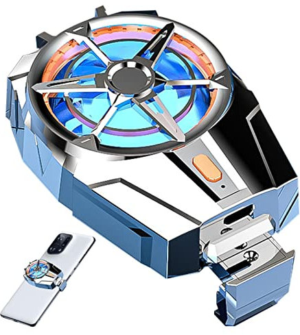 Bexdug Handy-Kühler | Handy-Lüfter mit kleinem Volumen, tragbarer Handy-Kühler, wiederaufladbar,-Lüfter für 4,5- bis 6-Zoll-Telefonspiele