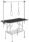 Abician Table de Toilettage Pliante pour Gros Chien Table de Toilettage Portable Hauteur Réglable Chat Animaux de Compagnie 113,5 × 61 × 76 cm Charge Maximale de 120 kg Noir