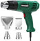 Heat Gun, Professional Hot Air Gun Kit Dual Temperature Settings 300℃~500℃ and Overload Protection, Safe and Reliable, Suitable for DIY and Professional Use of Hot Air Gun (4 Nozzles) (Light Green)