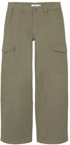 ONLY Mädchen Nkfrose Wide Twill Cargo 8108-ba Noos