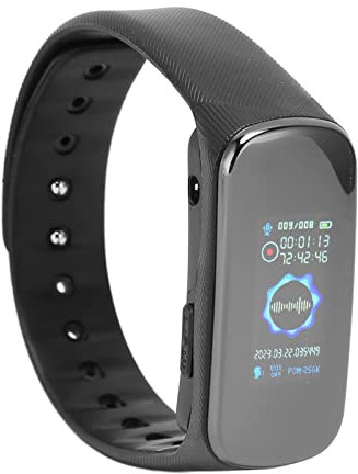 Voice-Recorder-Uhr, Digitales Sprachaktiviertes Aufnahmearmband Abnehmbar, HiFi-Rauschunterdrückung MP3-Player-Recorder-Uhr, Voice-to-Text-Audiogerät (16)