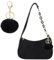 LQSCJS Umhängetasche Damen Handtasche, Umhängetasche Tasche, y2k Shoulder Bag, 90er Jahre Umhängetasche Damen, Handtasche Vintage für Frauen Dating Reisen Party Einkaufe (Schwarz-3)