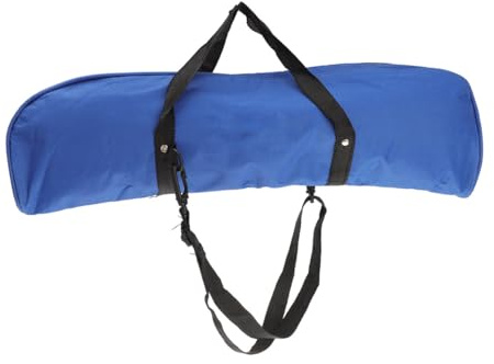 Toyvian 32-Tasten Melodica Tasche mit Reißverschluss und Griff, Blau | Kunststoff Ausführung, , für 32 Tasten, Inklusive Bunter Etiketten