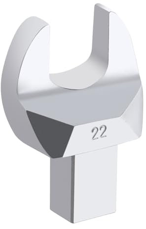 ATsafepro Maul-Einsteckwerkzeug Drehmoment Gabelschlüssel, 9x12mm Einsteck-Maulschlüssel,Austauschbarer Drehmomentschlüssel 22 mm